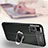 Funda Silicona Goma de Cuero Carcasa con Magnetico Anillo de dedo Soporte para Xiaomi Redmi Note 11S 5G