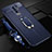 Funda Silicona Goma de Cuero Carcasa con Magnetico Anillo de dedo Soporte S01 para Xiaomi Redmi 9