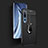 Funda Silicona Goma de Cuero Carcasa con Magnetico Anillo de dedo Soporte S04 para Xiaomi Mi 10