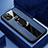 Funda Silicona Goma de Cuero Carcasa con Magnetico Anillo de dedo Soporte T01 para Apple iPhone 11 Pro