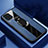 Funda Silicona Goma de Cuero Carcasa con Magnetico Anillo de dedo Soporte T01 para Huawei P40 Lite