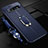 Funda Silicona Goma de Cuero Carcasa con Magnetico Anillo de dedo Soporte T02 para Samsung Galaxy S10 5G