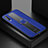 Funda Silicona Goma de Cuero Carcasa con Magnetico FL1 para Samsung Galaxy A70