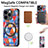 Funda Silicona Goma de Cuero Carcasa con Magnetico S01D para Apple iPhone 13 Pro