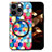 Funda Silicona Goma de Cuero Carcasa con Magnetico S01D para Apple iPhone 13 Pro