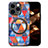 Funda Silicona Goma de Cuero Carcasa con Magnetico S01D para Apple iPhone 13 Pro Max