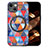 Funda Silicona Goma de Cuero Carcasa con Magnetico S01D para Apple iPhone 14 Plus