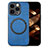 Funda Silicona Goma de Cuero Carcasa con Magnetico S02D para Apple iPhone 14 Pro Max