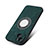 Funda Silicona Goma de Cuero Carcasa con Magnetico S07D para Apple iPhone 13