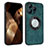 Funda Silicona Goma de Cuero Carcasa con Magnetico S07D para Apple iPhone 14 Pro Max