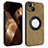 Funda Silicona Goma de Cuero Carcasa con Magnetico S14D para Apple iPhone 13