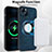 Funda Silicona Goma de Cuero Carcasa con Magnetico S14D para Apple iPhone 13