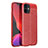 Funda Silicona Goma de Cuero Carcasa para Apple iPhone 12