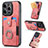 Funda Silicona Goma de Cuero Carcasa SD12 para Apple iPhone 13 Pro