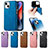 Funda Silicona Goma de Cuero Carcasa SD13 para Apple iPhone 13