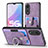 Funda Silicona Goma de Cuero Carcasa SD2 para Oppo A78 5G