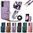 Funda Silicona Goma de Cuero Carcasa SD4 para Samsung Galaxy S24 Plus 5G