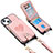 Funda Silicona Goma de Cuero Carcasa SD5 para Apple iPhone 13