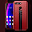 Funda Silicona Goma de Cuero Q01 para Huawei Honor V20 Rojo