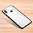 Funda Silicona Goma Espejo para Samsung Galaxy A6s Blanco