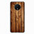 Funda Silicona Goma Patron de Grano de Madera para OnePlus 7T