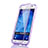 Funda Silicona Transparente Cubre Entero para Samsung Galaxy J5 SM-J500F Morado