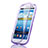 Funda Silicona Transparente Cubre Entero para Samsung Galaxy S3 4G i9305 Morado