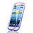 Funda Silicona Transparente Cubre Entero para Samsung Galaxy S3 III LTE 4G Morado