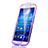 Funda Silicona Transparente Cubre Entero para Samsung Galaxy S4 i9500 i9505 Morado