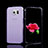 Funda Silicona Transparente Cubre Entero para Samsung Galaxy S6 Duos SM-G920F G9200 Morado