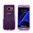 Funda Silicona Transparente Cubre Entero para Samsung Galaxy S7 G930F G930FD Morado