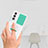 Funda Silicona Ultrafina Carcasa Transparente con Anillo de dedo Soporte A01 para Samsung Galaxy S21 5G