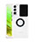 Funda Silicona Ultrafina Carcasa Transparente con Anillo de dedo Soporte A01 para Samsung Galaxy S21 Plus 5G