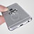 Funda Silicona Ultrafina Carcasa Transparente con Anillo de dedo Soporte S01 para Apple iPhone 6S