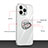 Funda Silicona Ultrafina Carcasa Transparente con Magnetico Anillo de dedo Soporte A01 para Apple iPhone 13 Pro Max Claro