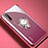 Funda Silicona Ultrafina Carcasa Transparente con Magnetico Anillo de dedo Soporte C01 para Huawei P30