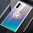 Funda Silicona Ultrafina Carcasa Transparente con Magnetico Anillo de dedo Soporte C01 para Samsung Galaxy Note 10 Plus 5G