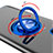 Funda Silicona Ultrafina Carcasa Transparente con Magnetico Anillo de dedo Soporte C01 para Samsung Galaxy S20 5G
