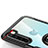 Funda Silicona Ultrafina Carcasa Transparente con Magnetico Anillo de dedo Soporte C01 para Xiaomi Redmi Note 8