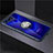 Funda Silicona Ultrafina Carcasa Transparente con Magnetico Anillo de dedo Soporte C02 para Huawei Honor V20