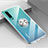 Funda Silicona Ultrafina Carcasa Transparente con Magnetico Anillo de dedo Soporte C03 para Huawei P30