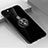 Funda Silicona Ultrafina Carcasa Transparente con Magnetico Anillo de dedo Soporte F01 para Apple iPhone 11 Pro
