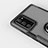 Funda Silicona Ultrafina Carcasa Transparente con Magnetico Anillo de dedo Soporte N01 para Samsung Galaxy Note 20 5G