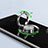 Funda Silicona Ultrafina Carcasa Transparente con Magnetico Anillo de dedo Soporte S05 para Samsung Galaxy S21 Ultra 5G
