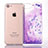 Funda Silicona Ultrafina Carcasa Transparente Flores T01 para Apple iPhone 8