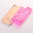 Funda Silicona Ultrafina Carcasa Transparente Flores T01 para Apple iPhone 8