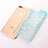 Funda Silicona Ultrafina Carcasa Transparente Flores T01 para Apple iPhone 8 Plus