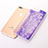 Funda Silicona Ultrafina Carcasa Transparente Flores T01 para Apple iPhone 8 Plus