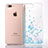 Funda Silicona Ultrafina Carcasa Transparente Flores T01 para Apple iPhone 8 Plus