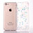 Funda Silicona Ultrafina Carcasa Transparente Flores T01 para Apple iPhone SE (2020)